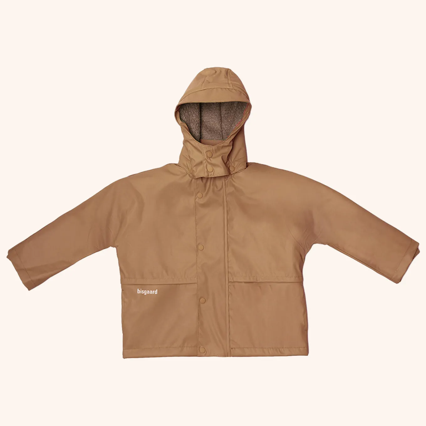aarhus regenjacke wolle karamell