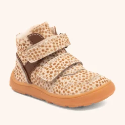 barefoot becky lamb brown dots