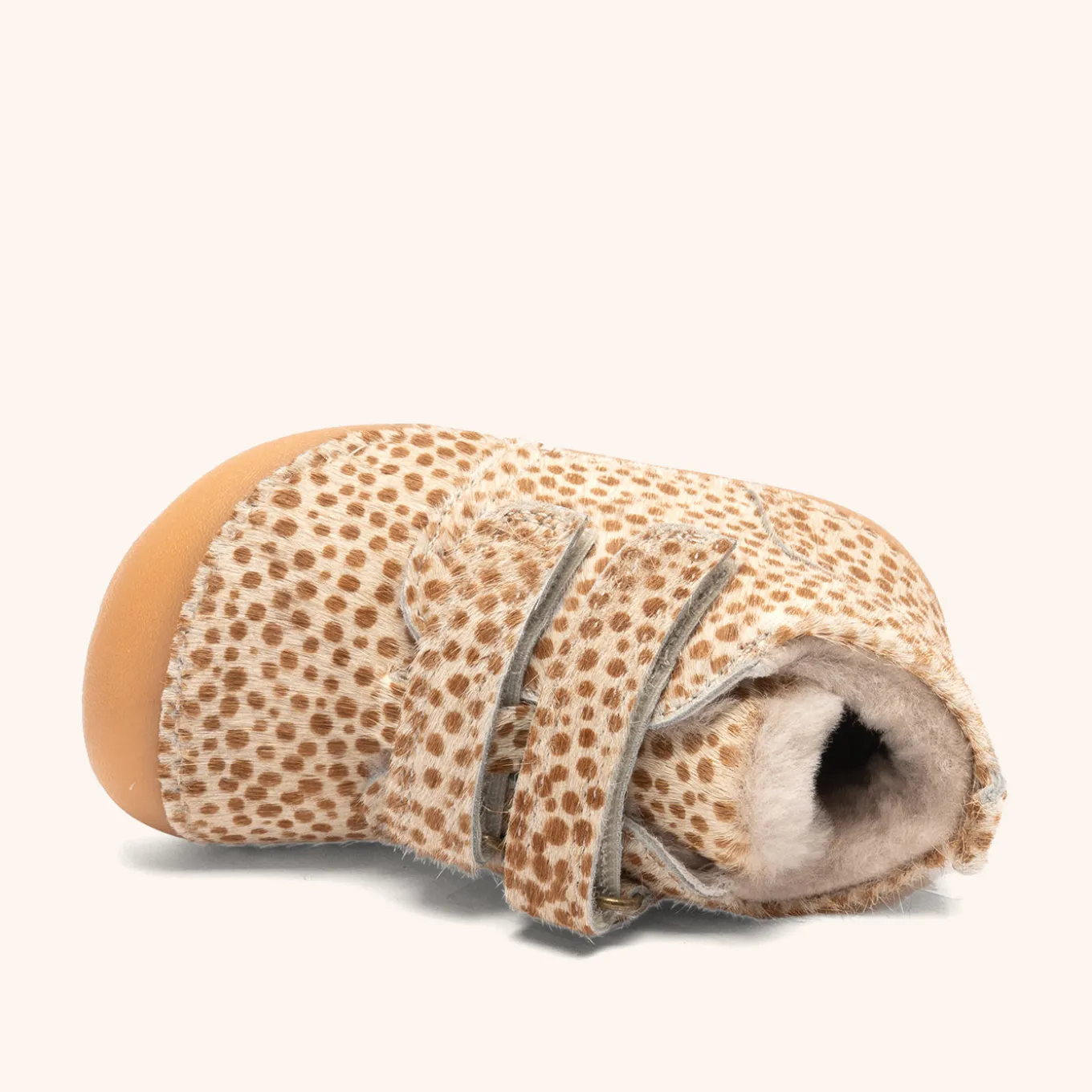 barefoot carter lamb dots fur