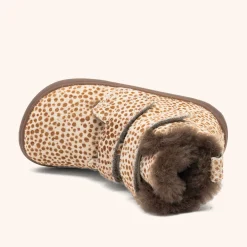 barefoot emil lamb brown dots