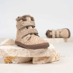 barefoot emil lamb brown dots
