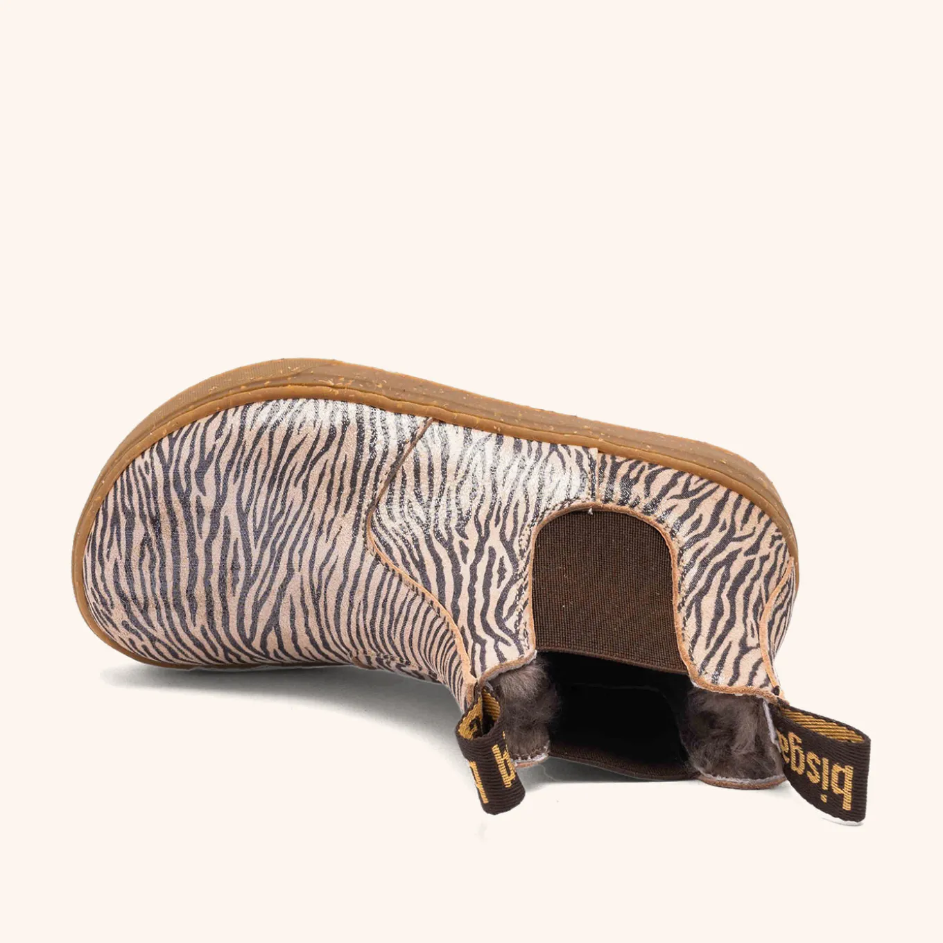 barefoot ene lamb zebra glitter