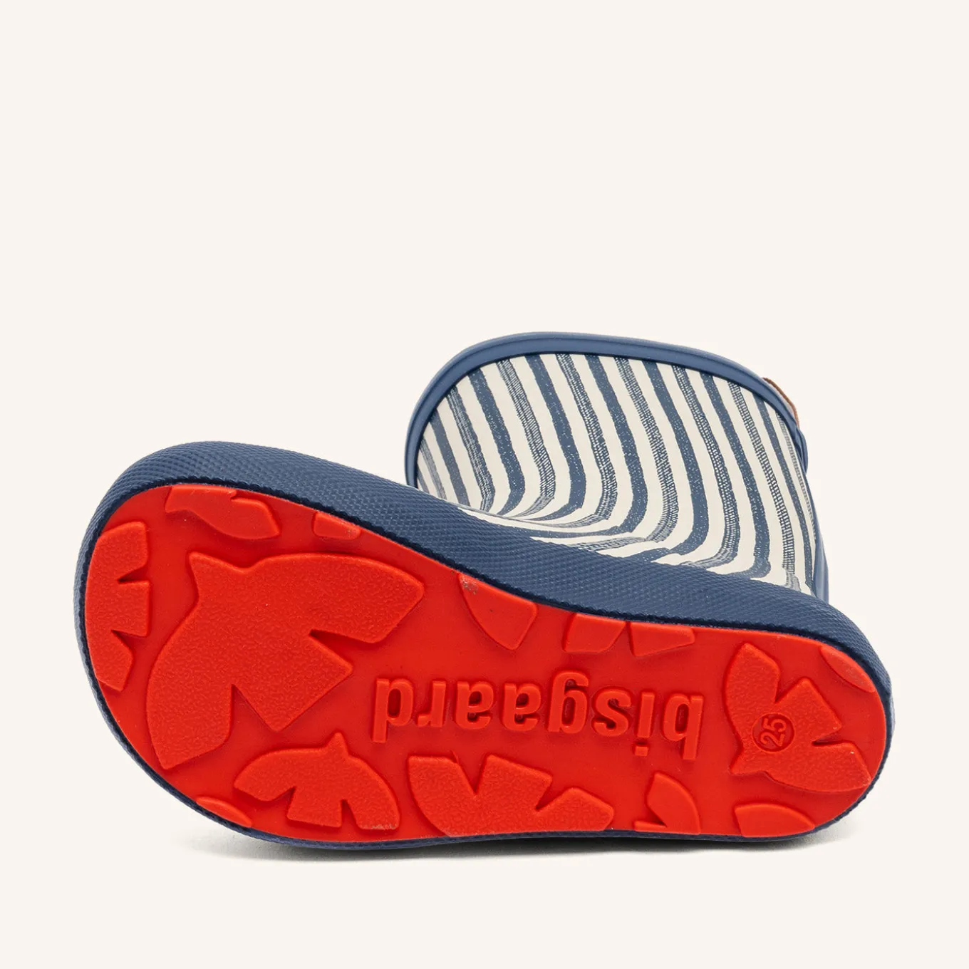 barefoot high rubber sailor stripes