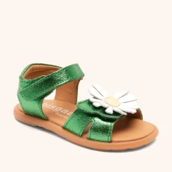 barefoot oya green metallic