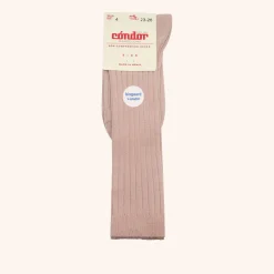 x Cóndor cotton rib knee high socks rosa
