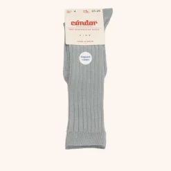 x Cóndor cotton rib knee high socks dry green