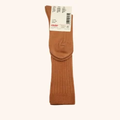 x Cóndor cotton rib knee high socks canela