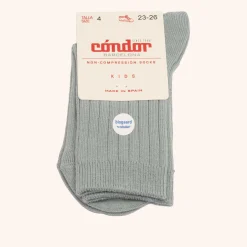 x Cóndor cotton rib short socks dry green