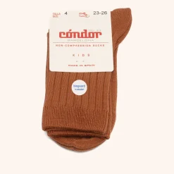 x Cóndor cotton rib short socks oxido