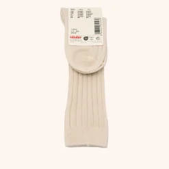 x Cóndor merino wool rib knee high socks hueso