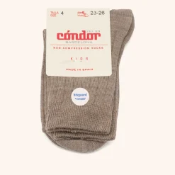 x Cóndor merino wool rib short socks arena