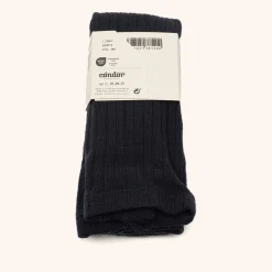 x Cóndor merino wool rib tights azul oscuro