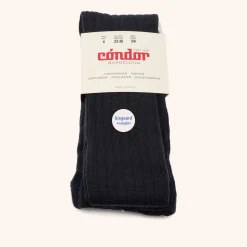 x Cóndor merino wool rib tights azul oscuro